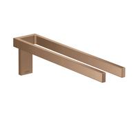 Hansgrohe Porte-serviettes Axor 42622310 - 380 mm, 2 bras, fixe - Or rouge brossé