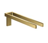 hansgrohe AXOR UNIVERSAL Rectangular porte-serviettes, métal, double, fixe, longueur 380mm, 42622990, Couleur: Optique en or poli