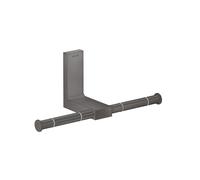 hansgrohe Axor Papierrollenhalter 42657340 double, montage mural, chrome noir brossé