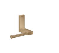 hansgrohe AXOR UNIVERSAL Rectangular support papier toilette, métal, seul, 42656140, Couleur: Bronze brossé