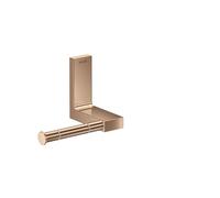 hansgrohe AXOR UNIVERSAL Rectangular support papier toilette, métal, seul, 42656300, Couleur: Rouge poli or
