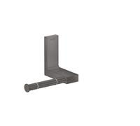 hansgrohe AXOR UNIVERSAL Rectangular support papier toilette, métal, seul, 42656340, Couleur: Chrome noir brossé