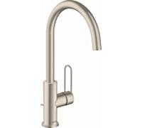 hansgrohe Axor Uno 240 mitigeur lavabo 38036820 nickel brossé, avec vidage