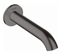 hansgrohe Axor Uno bec de baignoire 38411340 projection 178mm, courbé, avec rosace, montage mural, chrome noir brossé