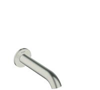 hansgrohe AXOR Uno bec de baignoire, coudé, saillie 178mm, 38411800, Couleur: Acier inoxydable Optic