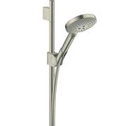 hansgrohe AXOR Uno² ensemble de douche avec douchette à main Raindance Select S 120 3jet, 27987820, Couleur: Nickel brossé