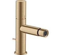 hansgrohe Axor Uno mitigeur de bidet 45200140 projection 124mm, avec poignée zéro, tirette garniture de vidange , bronze brossé
