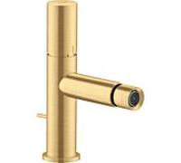 hansgrohe Axor Uno mitigeur de bidet 45200250 projection 124mm, avec poignée zéro, tirette garniture de vidange , optique or brossé