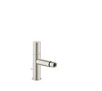 Hansgrohe Mitigeur de bidet Axor Uno 45200800 - projection 124 mm, poignée zéro, tirette, inox