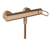 hansgrohe Axor Uno mitigeur de douche 38621310 apparent, avec poignée en arc, or rouge brossé