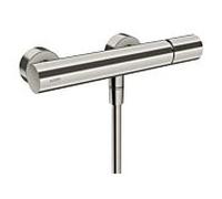 hansgrohe Axor Uno mitigeur de douche 45600800 apparent, avec poignée zéro, aspect inox