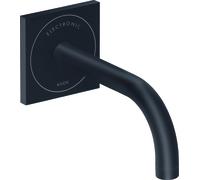 hansgrohe AXOR Uno Mitigeur de lavabo, électronique, encastré, saillie 165mm, alimentation secteur, 38119670, Couleur: noir mat