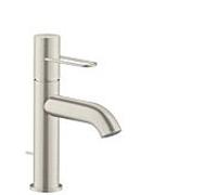 hansgrohe Axor Uno mitigeur lavabo 38023800 projection 127mm, avec poignée en arc, tige de traction garniture de vidange , aspect acier inoxydable
