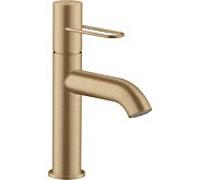 hansgrohe Axor Uno mitigeur lavabo 38026140 projection 127mm, avec poignée en arc, garniture de vidange déverrouillable, bronze brossé