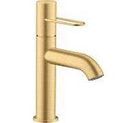 hansgrohe Axor Uno mitigeur lavabo 38026250 projection 127mm, avec poignée en arc, garniture de vidange déverrouillable, optique or brossé