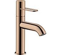 hansgrohe Axor Uno mitigeur lavabo 38026300 projection 127mm, avec poignée en forme d'arc, garniture de vidange déverrouillable, or rouge poli
