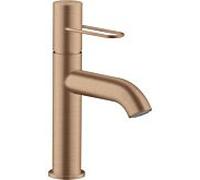 hansgrohe Axor Uno mitigeur lavabo 38026310 projection 127mm, avec poignée en forme d'arc, garniture de vidange déverrouillable, or rouge brossé