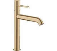 hansgrohe Axor Uno mitigeur lavabo 38032140 projection 201mm, garniture de vidange déverrouillable, avec poignée en arc, bronze brossé