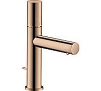 hansgrohe Axor Uno mitigeur lavabo 45001300 projection 123mm, avec poignée zéro, tirette garniture de vidange , or rouge poli