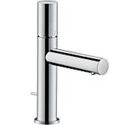 hansgrohe Axor Uno mitigeur lavabo 45001800 projection 123mm, avec poignée zéro, tige de traction garniture de vidange , aspect acier inoxydable