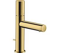 hansgrohe Axor Uno mitigeur lavabo 45001990 projection 123mm, avec poignée zéro, tirette garniture de vidange , optique or poli