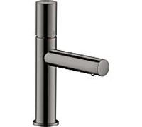 hansgrohe Axor Uno mitigeur lavabo 45002330 projection 123mm, avec poignée zéro, garniture de vidange déverrouillable, chrome noir poli