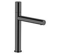 Hansgrohe Mitigeur lavabo Axor Uno 45003330 proj. 198 mm, vidange déverrouillable, chrome noir poli