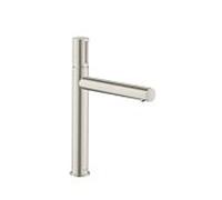 hansgrohe Axor Uno mitigeur lavabo 45013800 projection 198mm, garniture de vidange déverrouillable, aspect acier inoxydable