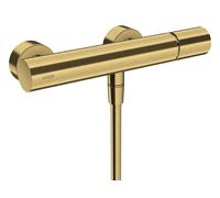 hansgrohe AXOR Uno Mitigeur monocommande de douche pour montage en saillie Zerogriff, 1 consommateur, 45600250, Couleur: Optique or brossé