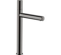 hansgrohe AXOR Uno mitigeur monocommande de lavabo Uno 260, Zerogriff, sans vidage escamotable, saillie 198mm, 45004330, Couleur: Chrome noir poli