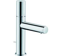 hansgrohe AXOR Uno Mitigeur monocommandé pour lavabo 110 avec poignée zéro et vidage à tirette, saillie 123mm, 45001000, Couleur: chrome