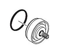 Hansgrohe hansgrohe Axor Uno Manchette Mitigeur lavabo 3 trous montage mural chrome Quantité:1