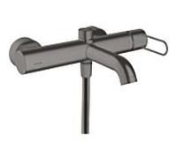 hansgrohe Axor Uno robinetterie de bain 38421340 en saillie, saillie 203mm, avec poignée étrier, chrome noir brossé