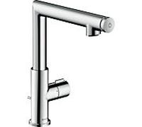 Hansgrohe Mitigeur lavabo Axor Uno Select 220 45016000 chromé avec garniture de vidage