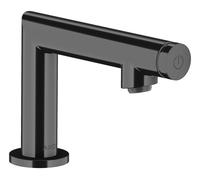hansgrohe AXOR Uno Select 80 Vanne d'arrêt hansgrohe AXOR Uno Select 80, sans vidange à clapet, raccordement eau froide, saillie 109mm, 45130330, Couleur: Chrome noir poli
