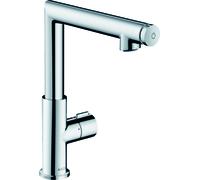 hansgrohe AXOR Uno Select Mitigeur de lavabo 220 avec vidage à tirette, saillie 160mm, 45016000, Couleur: chrome