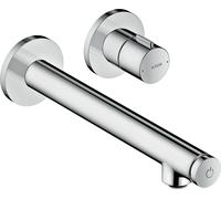hansgrohe AXOR Uno Select Table de mixage encastrée, montage mural, saillie 220mm, 45113000, Couleur: chrome