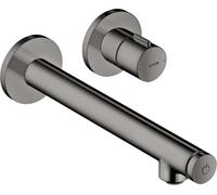 hansgrohe AXOR Uno Select Table de mixage encastrée, montage mural, saillie 220mm, 45113330, Couleur: Chrome noir poli