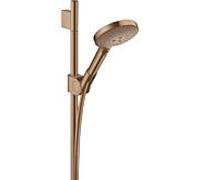 Hansgrohe Set de douche Axor Uno 27987310 – 900 mm, douchette 120 mm 3 jets, or rouge brossé