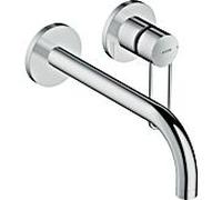 hansgrohe Axor Uno set de finition 38122950 mitigeur lavabo encastré, poignée en arc, rosace, saillie 225 mm, laiton brossé