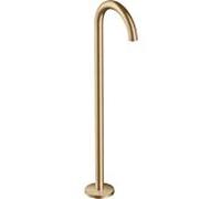 hansgrohe Axor Uno set de montage final 38412140 bec de baignoire sur pied, courbé, saillie 226 mm, bronze brossé