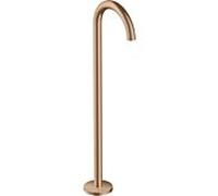hansgrohe Axor Uno set de finition 38412310 bec de baignoire sur pied, courbé, saillie 226 mm, or rouge brossé