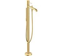 hansgrohe Axor Uno set de finition 38442250 mitigeur de bain, sur pied, avec poignée étrier, optique or brossé