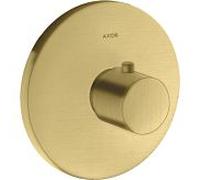 hansgrohe AXOR Uno² Thermostat AXOR Uno² 59 l/min Haut débit encastré, 38715950, Couleur: laiton brossé