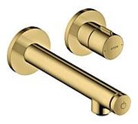 hansgrohe Axor Uno set de finition 45112990 mitigeur lavabo encastré , avec saillie 158 mm, optique or poli