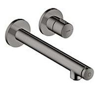 Hansgrohe Mitigeur lavabo encastré Axor Uno 45113330 - saillie 221 mm - chrome noir poli