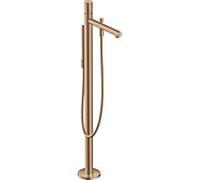 hansgrohe Axor Uno set prêt à monter 45416310 mitigeur bain-marie, sur pied, avec poignée zéro, or rouge brossé