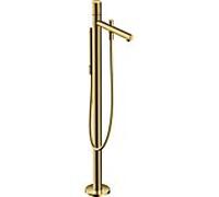 hansgrohe Axor Uno set prêt à monter 45416990 mitigeur bain-marie, sur pied, avec poignée zéro, optique or poli