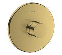 hansgrohe Axor Uno set de finition 45605250 mitigeur de douche à encastrer, avec poignée zéro, optique or brossé