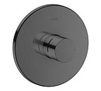 hansgrohe Axor Uno set de finition 45605330 mitigeur de douche à encastrer, avec poignée zéro, chrome noir poli